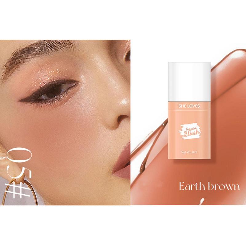 Liquid Blush Matte Cream Liquid Blush Matte Liquid Cream Blush For Eyes Lips & Cheeks Natural Looking Makeup