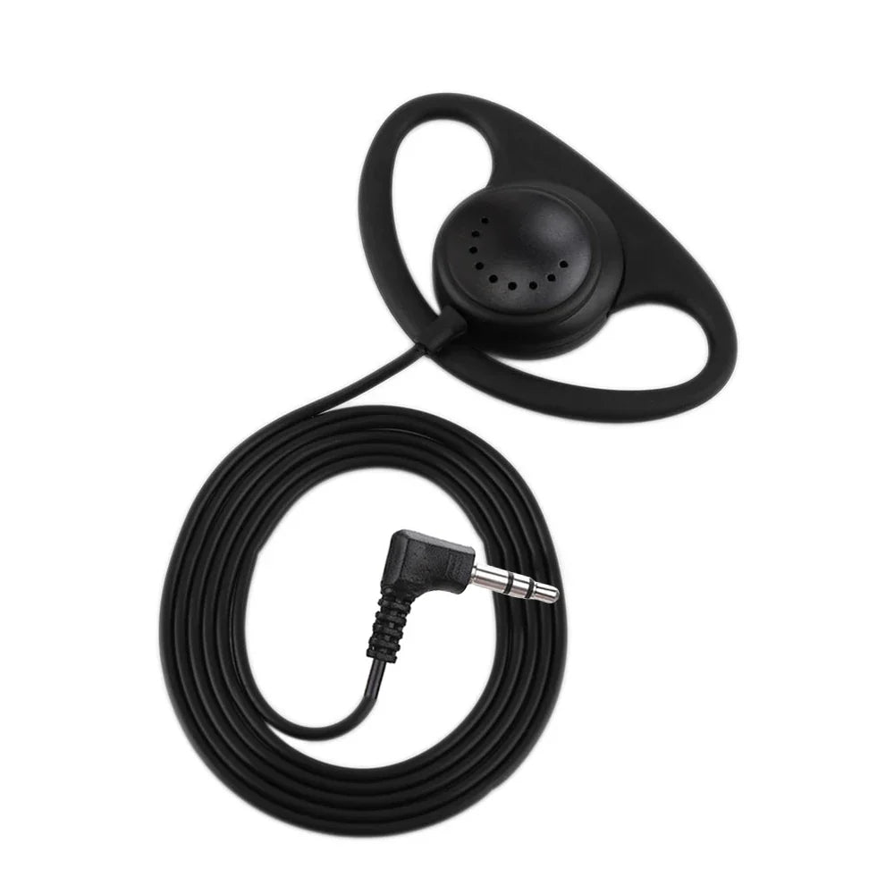Earhook Wired Earphones Single Side Earphones Portable Headphone 3.5mm Interface Suitable For Phone PC No PTT Microphone
