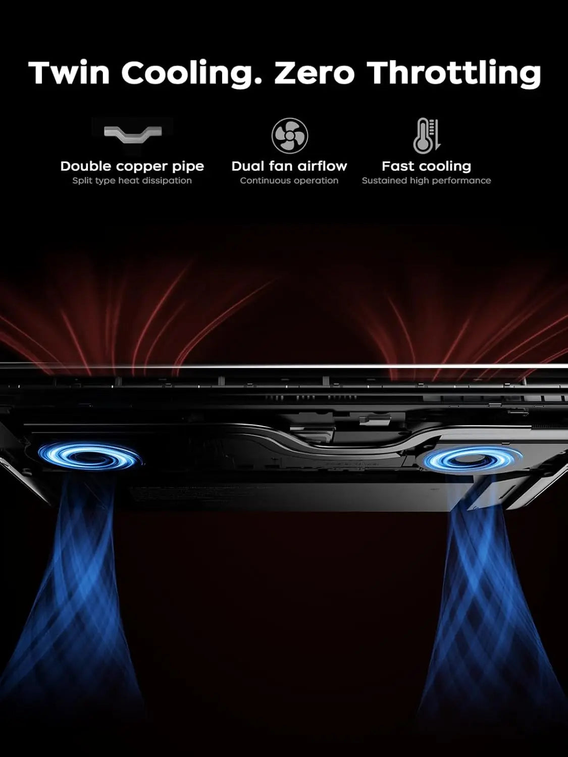 KAMRUI Gaming Laptop 16inch AMD Ryzen9 6900HX 16GB LPDDR5 512GB M.2 NVMe PCIe3.0 SSD Radeon 680M Win11PRO WiFi6 Backlit Keyboard