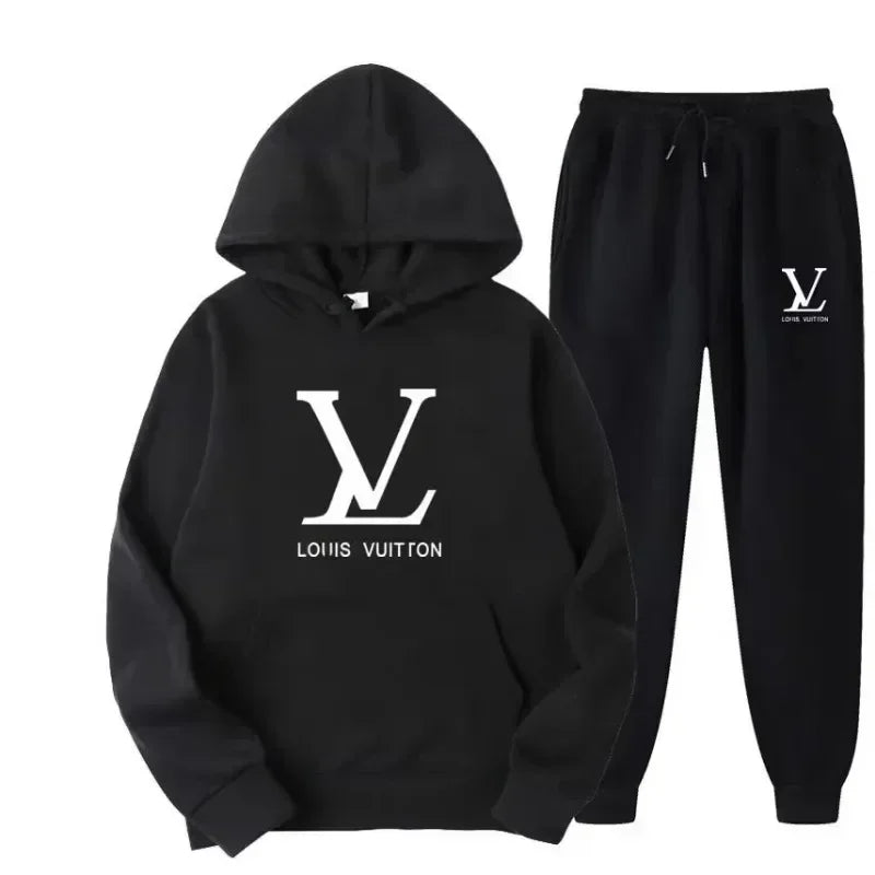 2025 Autumn/Winter new men sweatshirts and trousers, 2-piece set outdoor fashionable jogging suits.