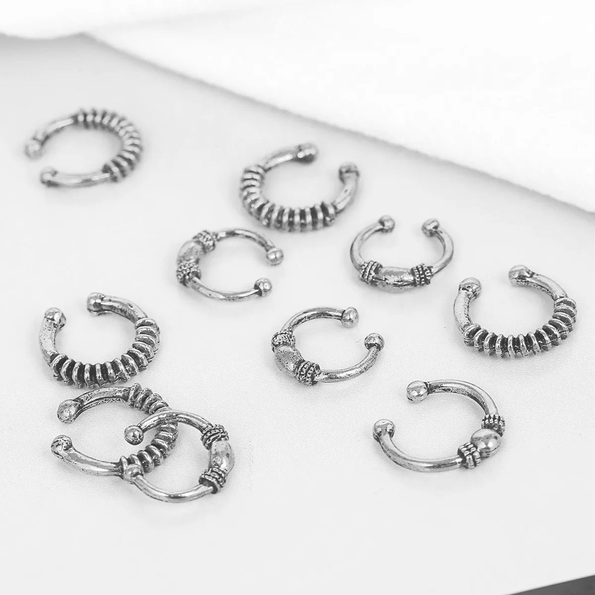 Hair Braid Dreadlock Beads Clips Charms African Braids Cuffs Rings Hip Hop Style Jewelry Dreadlock Clasps Accessories