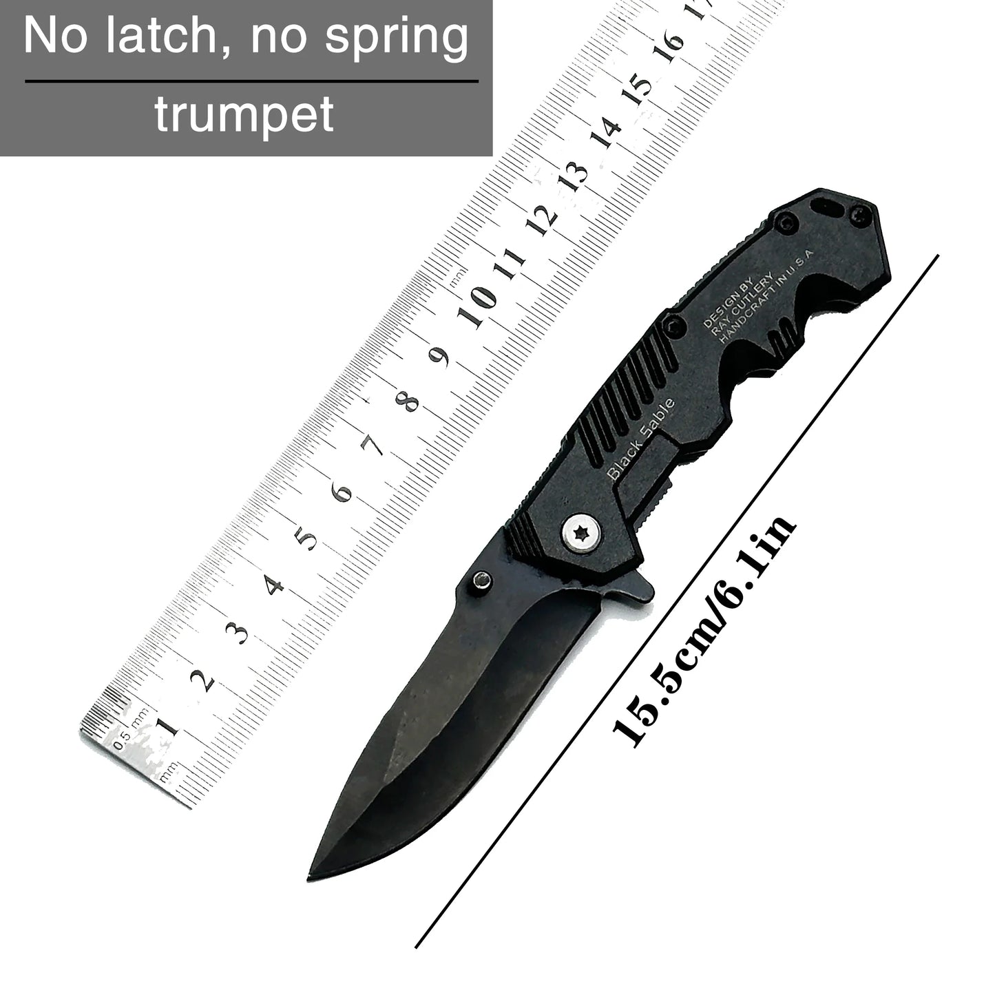This multi-functional all-in-one folding knife is a portable tool for outdoor camping, hiking, survival, and household peeling