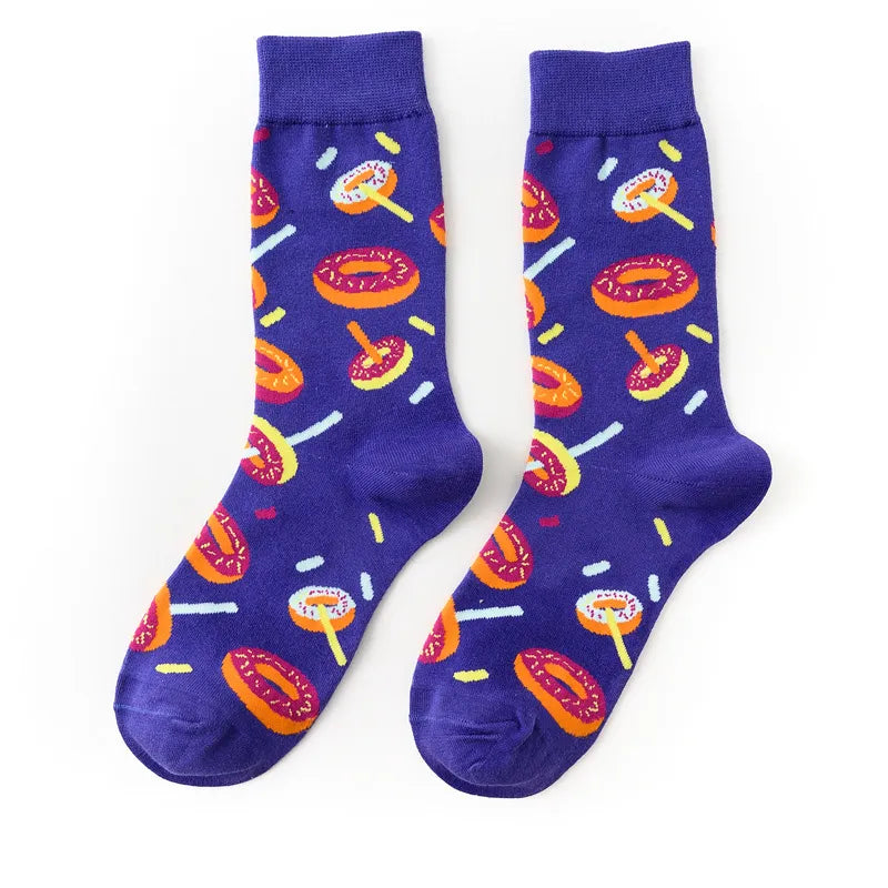Halloween Fun Print Cartoon Socks
