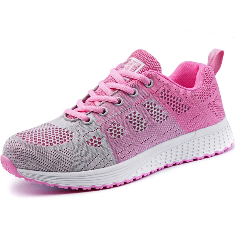 Women's Sneaker Mix Color Sneakers For Women Sports Shoes 2025 Baskets Femmes Breatherable Mesh Casual Sports Shoes Woman Flat