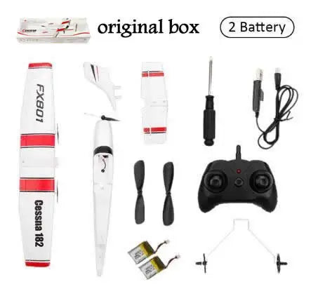 DIY RC Plane Toy EPP Craft Foam Electric Outdoor Remote Control Glider FX-801 901Remote Control Airplane DIY Fixed Wing Aircraft