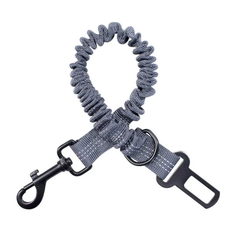 Dog Car Seat Belt Dog Seat Belt Leash Vehicle Belt Adjustable Cushioning Elastic Reflective Safety Rope for Dogs Cat