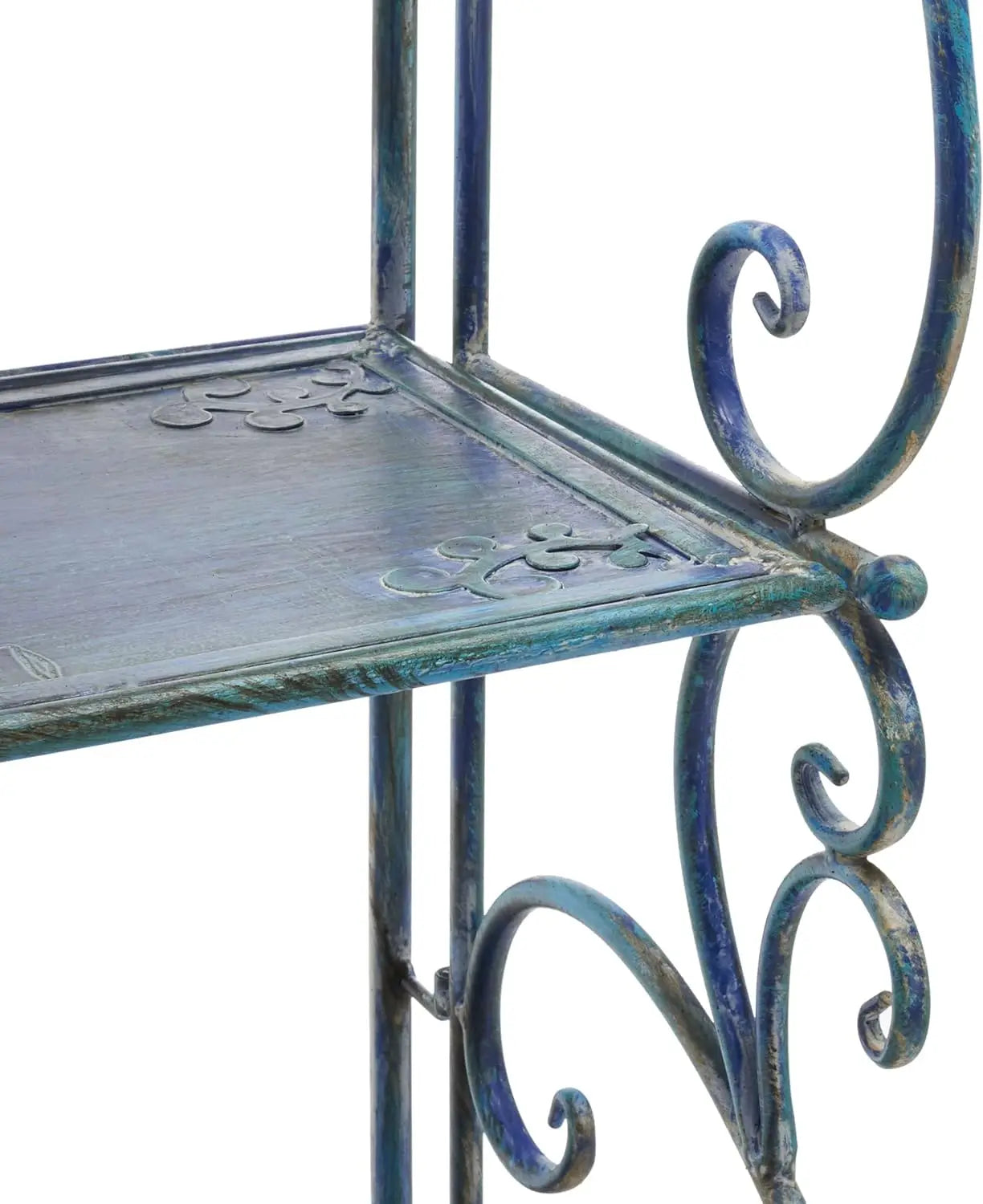 Outdoor Plant Stand, 4-Tier Metal Plant Stand Baker’s Rack, Decorative Patio Garden Storage