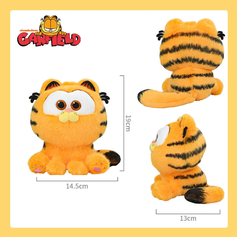 19-35cm Original GARFIELD Plush Toy Big Size Odie Fluffy Stuffed Doll The Garfield Show Cartoon Anime High Quality Birthday Gift