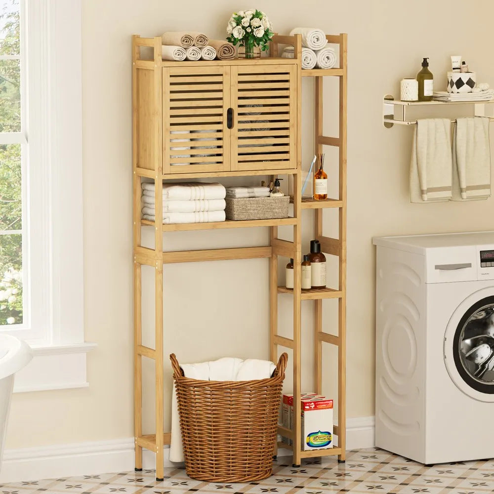 Over The Toilet Storage Cabinet 4 Shelves