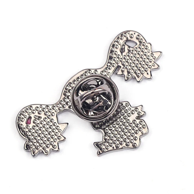 Uterus Feminist Grow Pins Enamel Brooches for Women Lapel pin Metal Badge Collar Jewelry Gifts For Doctor Nurse