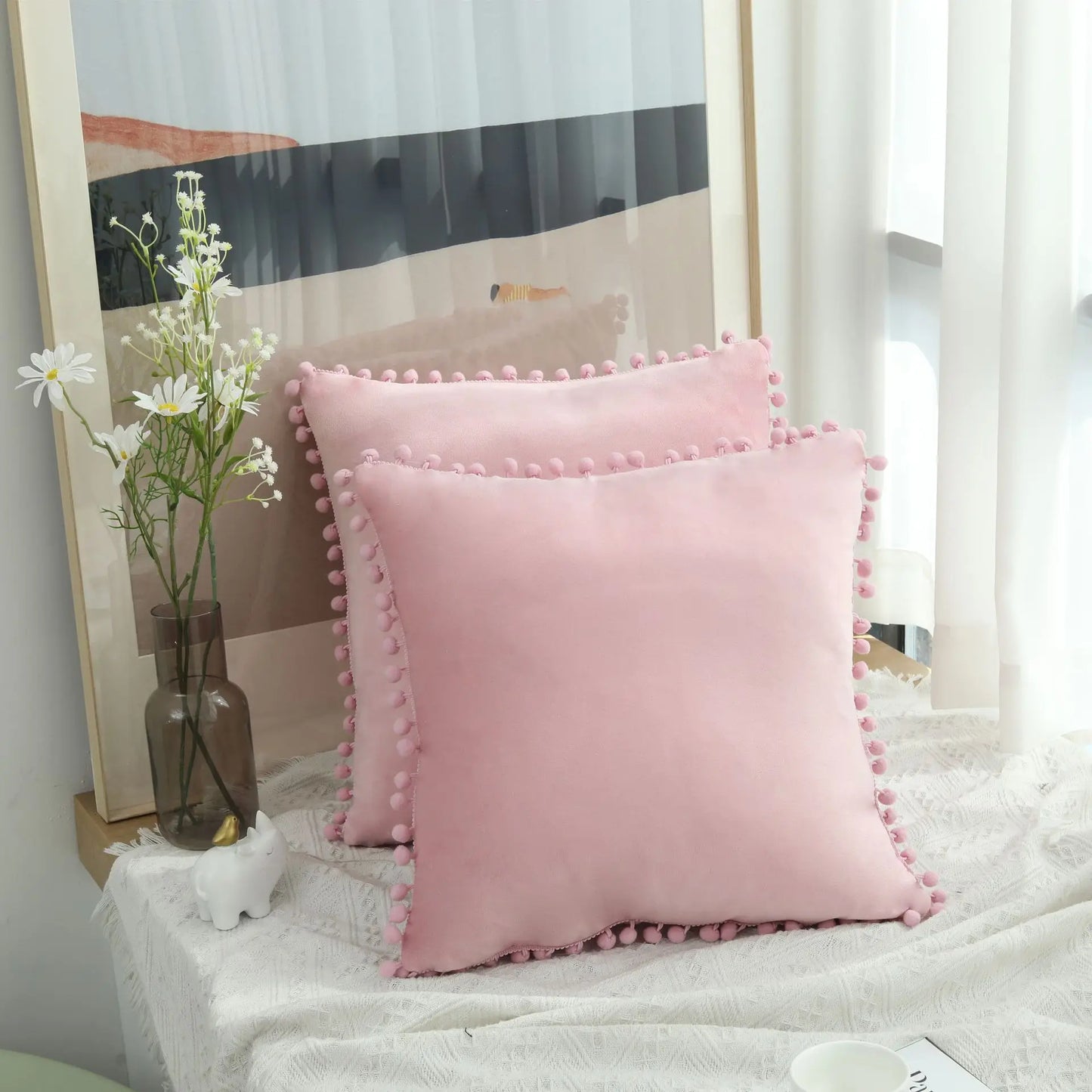 Soft Velvet Cushion Cover Decorative Pillow Case Covers Home Decor Room Decoration Sofa Pillowcases Big30×50 45×45 50X50 65X65cm