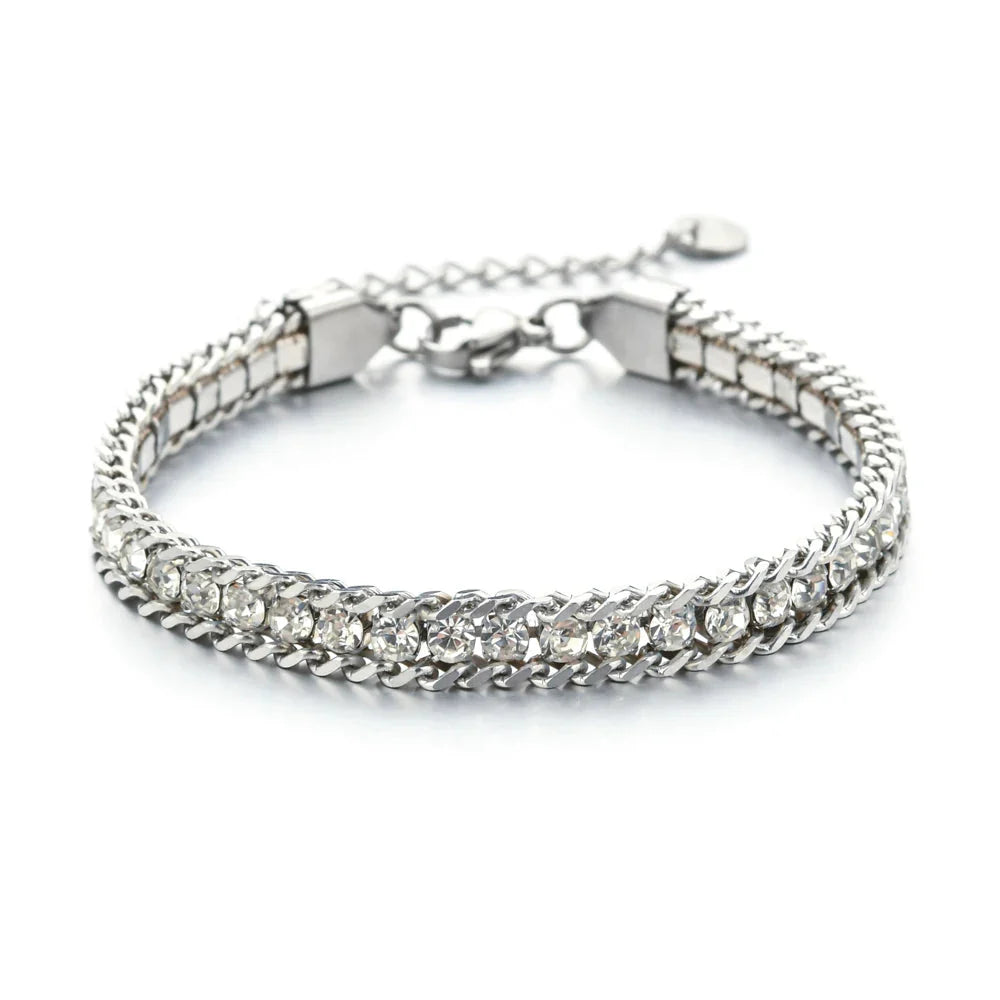 Crystal Cubic Zirconia Bracelet