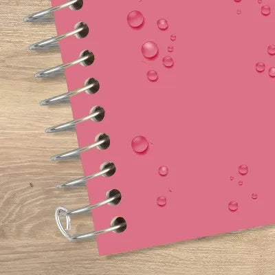 Pink Notebook 8.5"x11" for School, Office and Note Taking