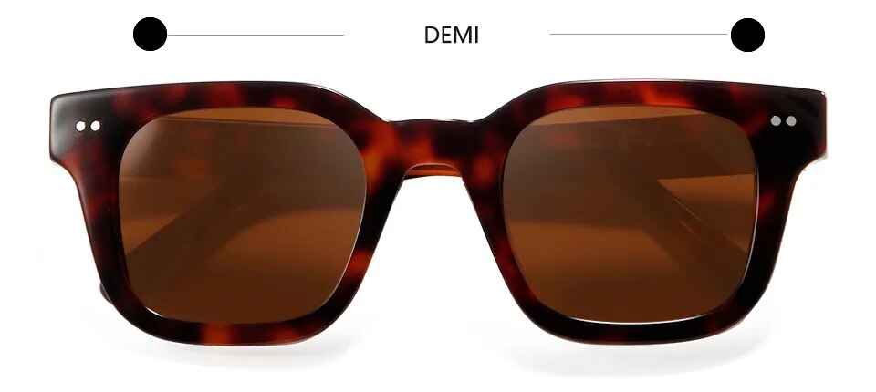 Chim 004 Designer Black Acetate Large Sunglasses For Men Women'S Polarized Square Frame Eyewear Flat UV400 Protection Shades