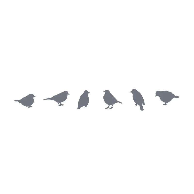 Birds Vinyl Wall Sticker Modern Home Decoration, DIY Creative Bird Decal For Car Window Laptop Decor