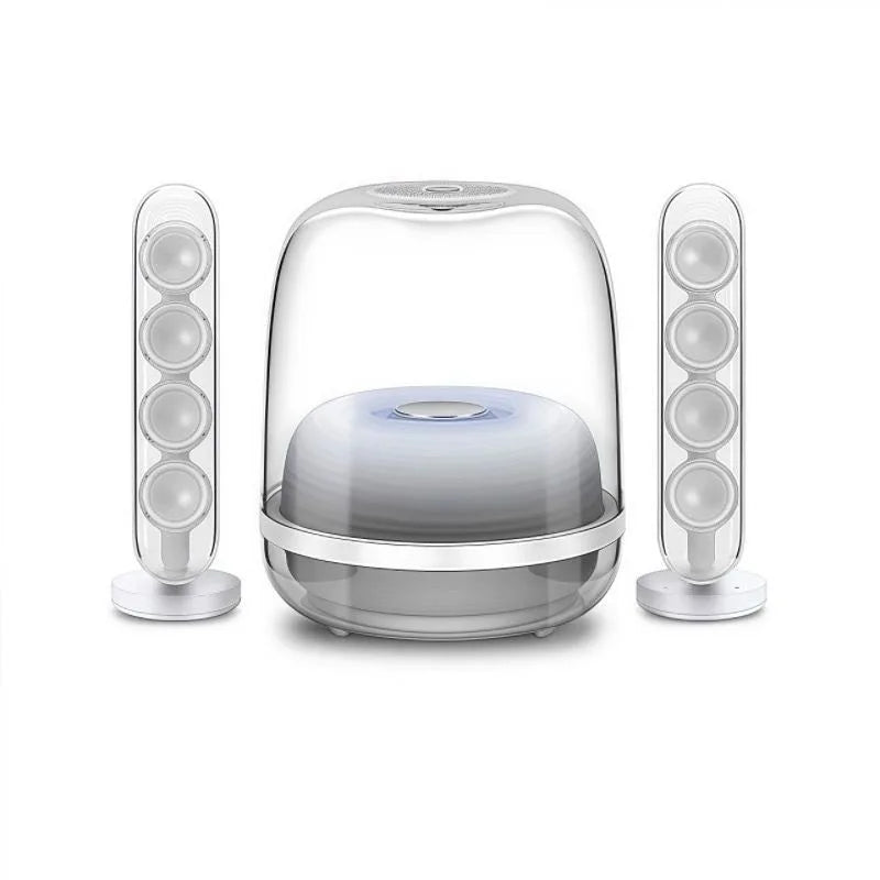 2.1 High-quality Bluetooth speaker Glazed 4 wireless Bluetooth speaker Home desktop audio Voice intelligent digital