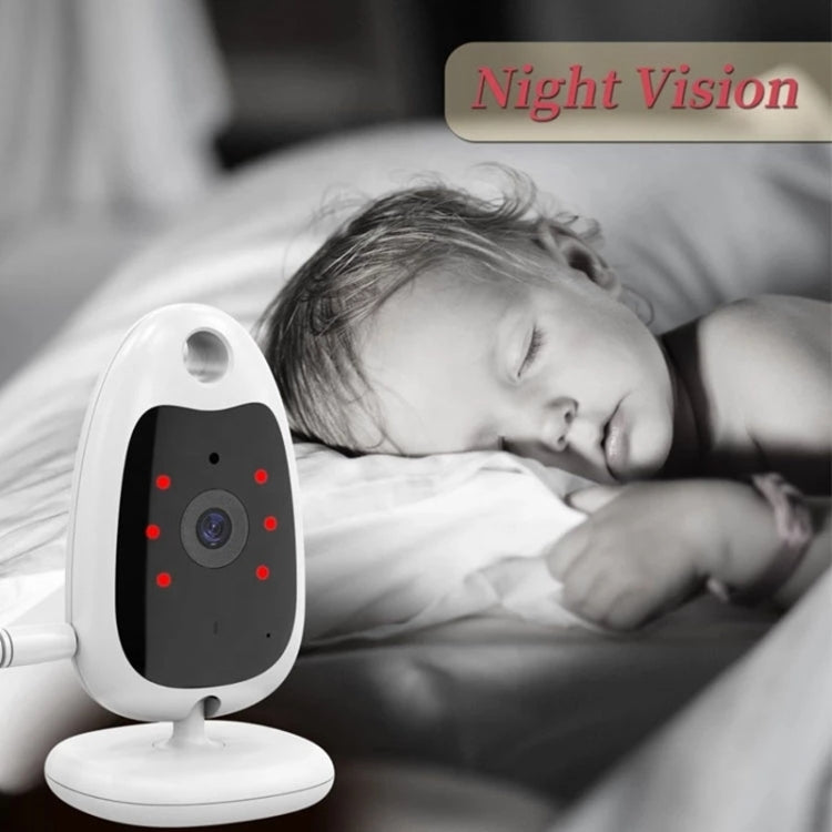 VB610 Baby Monitor Camera Wireless Two-way Talk Back Baby Night Vision IR Monitor(EU Plug)