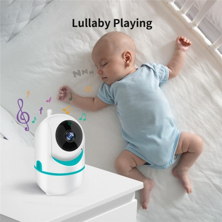 D031 2 Way Voice Built-in Lullabies Home Baby Security Camera 3.2-inch LCD Baby Monitor(UK Plug)