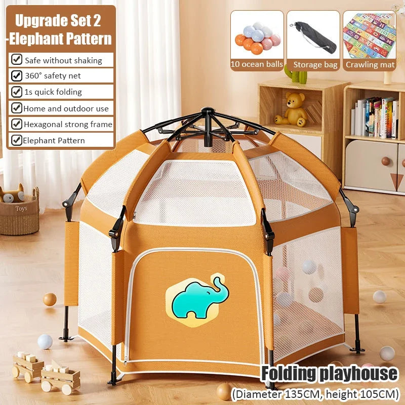 Portable Outdoor Camping Pop Up Tent , Indoor Kids Tents, Baby Play House