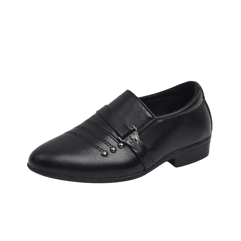 Spring, Autumn Shoes for Boys, Fashion Versatile Casual Slip-on Shoes for School, Formal ,Performance.