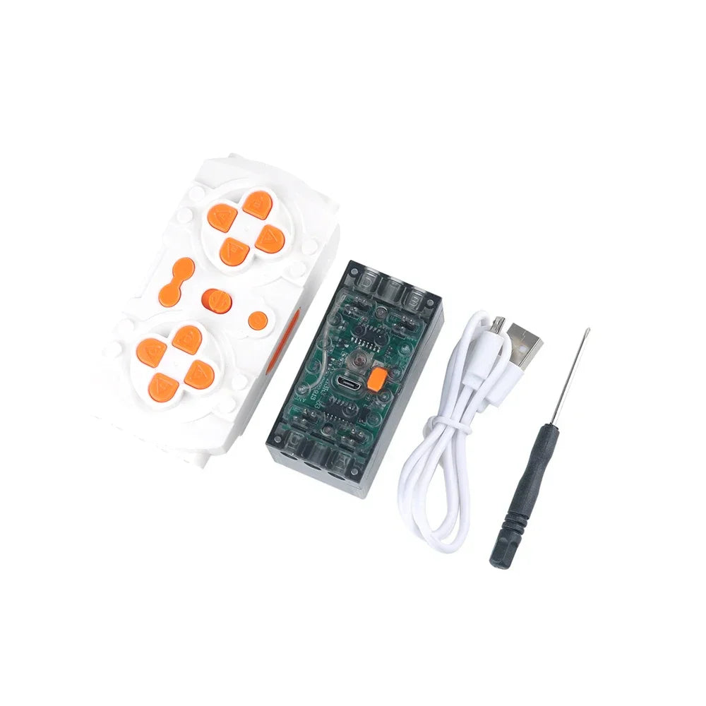 MOC APP Remote Control Pack Set Rechargeable Battery Box Speed Control APP Program PF Building Blocks Modification