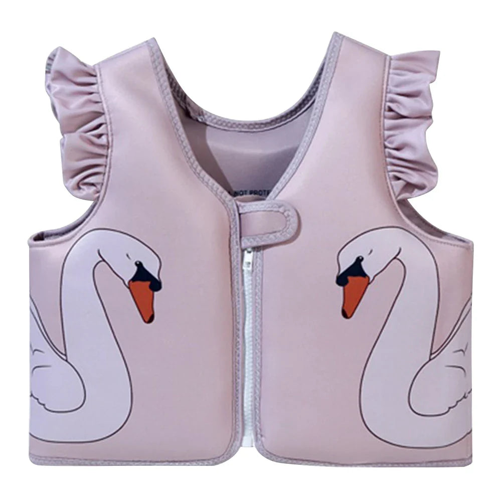 Kids Life Jackets Inflatable Swim Vest Children Assisted Inflatable Swimwear Cartoon Toddler Life Vest Swimming Pool Accessories