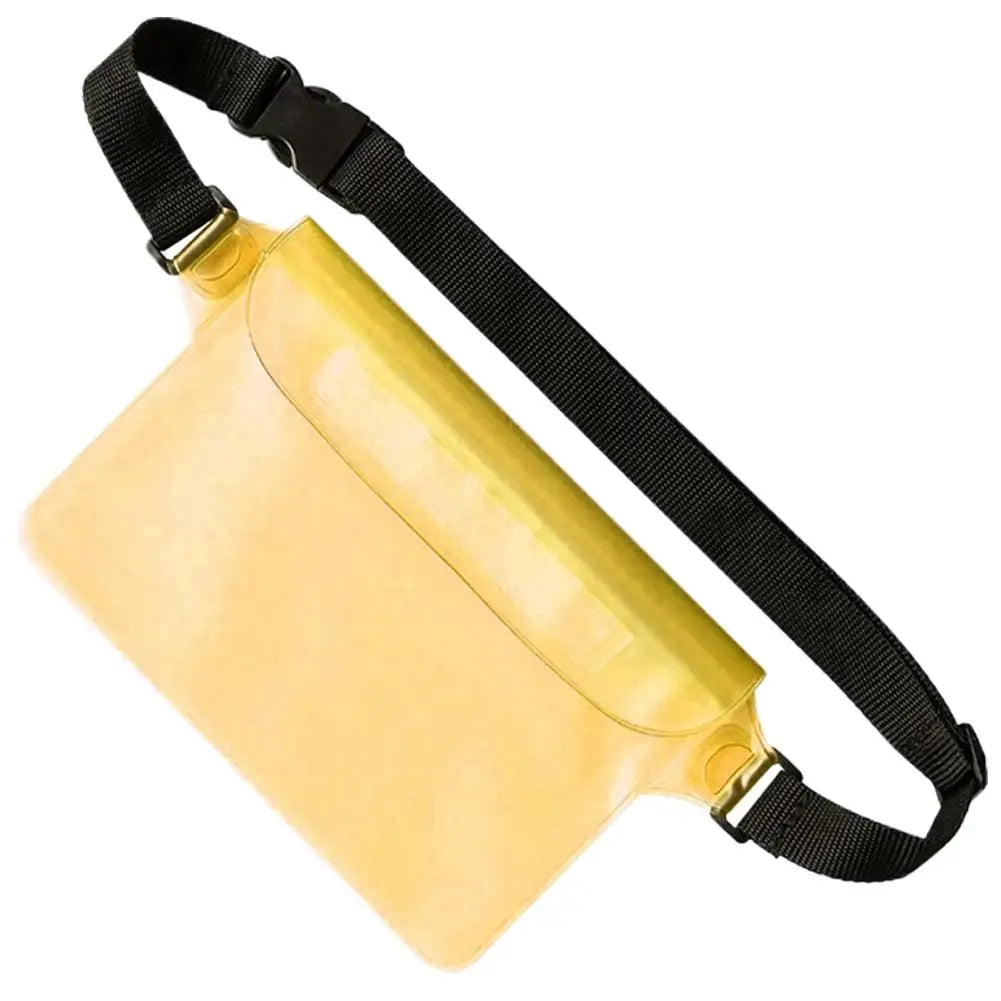Swimming Waterproof Waist Bag Pack PVC Triple Sealed Beach Phone Case Outdoor Water Parties Watersports Drifting Diving Dry Bag