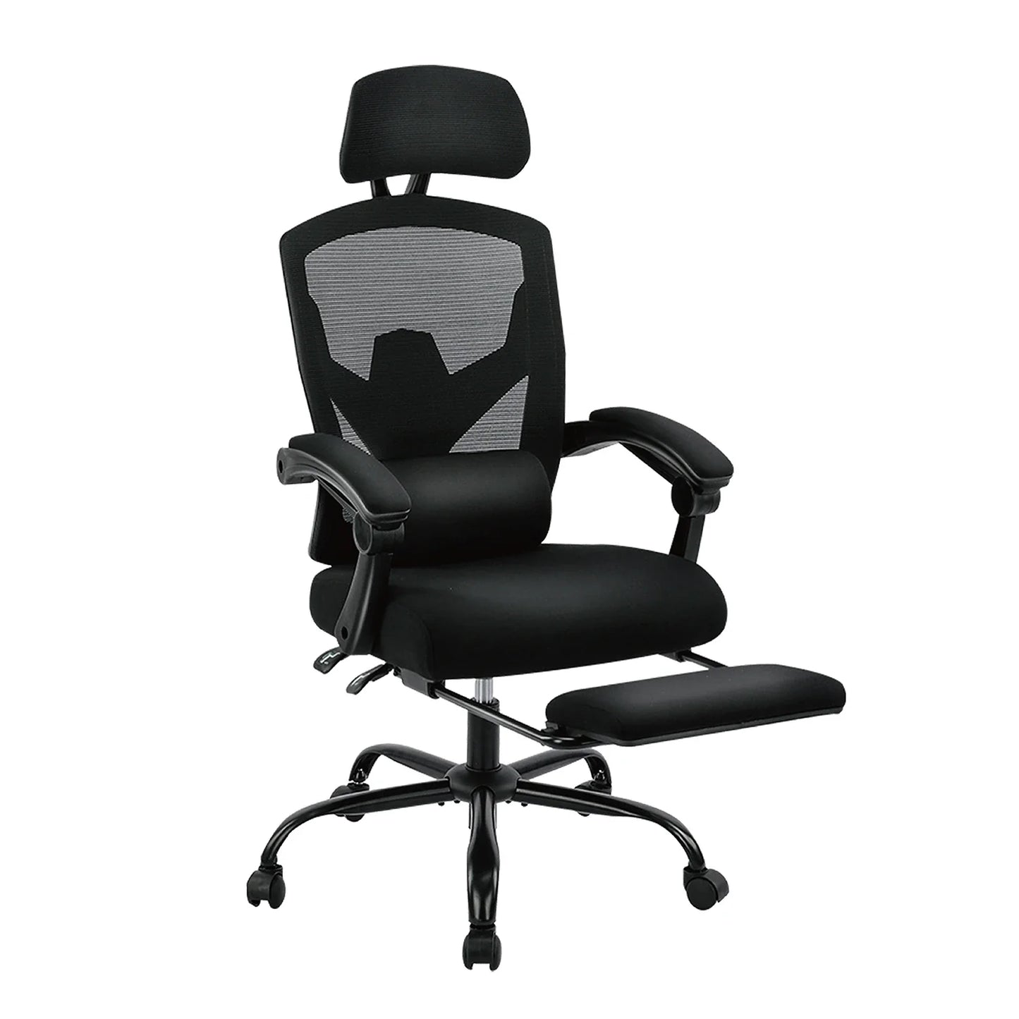 Ergonomic Reclining Mesh Living Room Rocking Chair Swivel Lumbar Support
