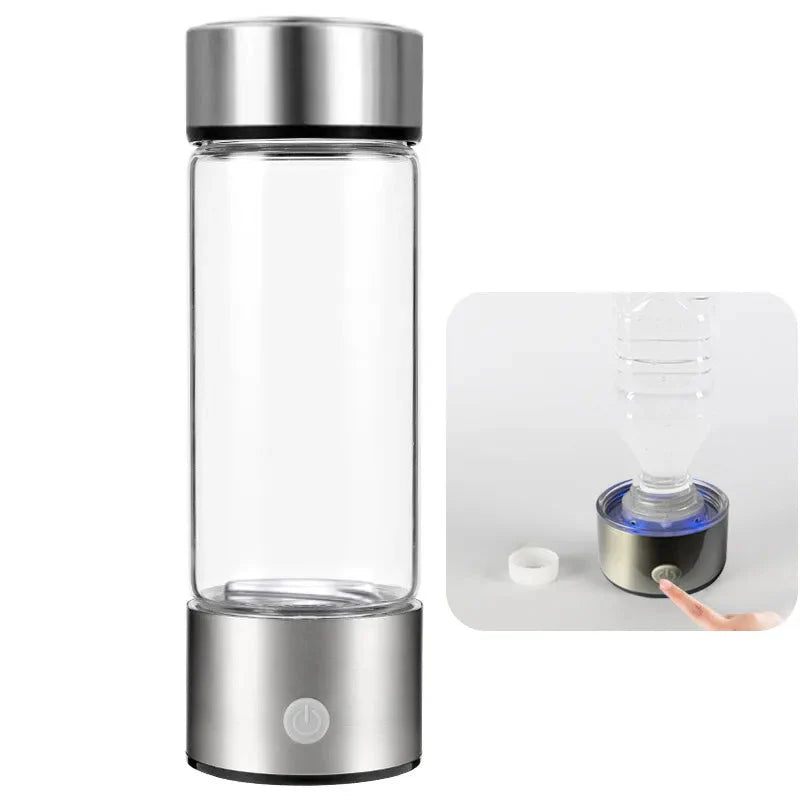 Electric Hydrogen-Rich Water Cup Antioxidant Lonizer 420ml