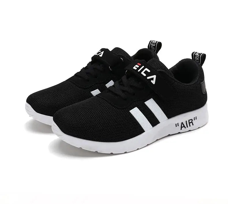 Kids Fashion Sneakers Boys Girls Tennis Shoes Mesh Breathable Running Shoes Lightweight Outdoor Children's Sports Walking Shoes