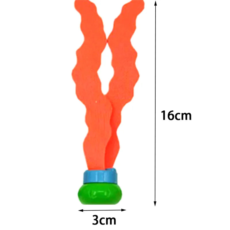 3pcs Summer Toys Seaweed Diving Toy Swimming Pool Games Child Underwater Diving Seaweed Toy Sports Parent-Child Gifts