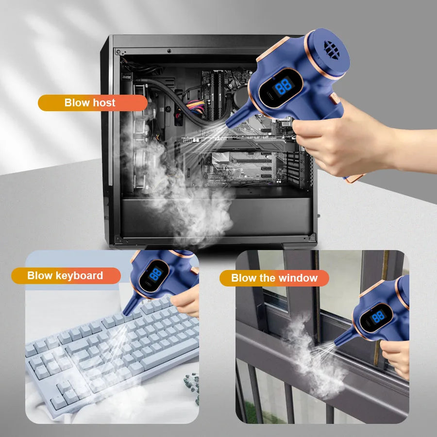ABS Wireless Car Vacuum Cleaner Home Appliance, Sofa, Office, High-Power Cleaning Mini Vacuum.