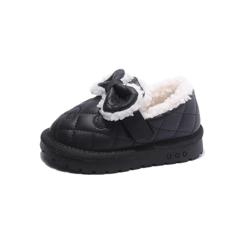 Children's Cotton Shoes 1-8 Years Old Padded Thickened Boys Girls Walking Shoes Autumn Winter Flat Non-slip Kid Baby Snow Boots