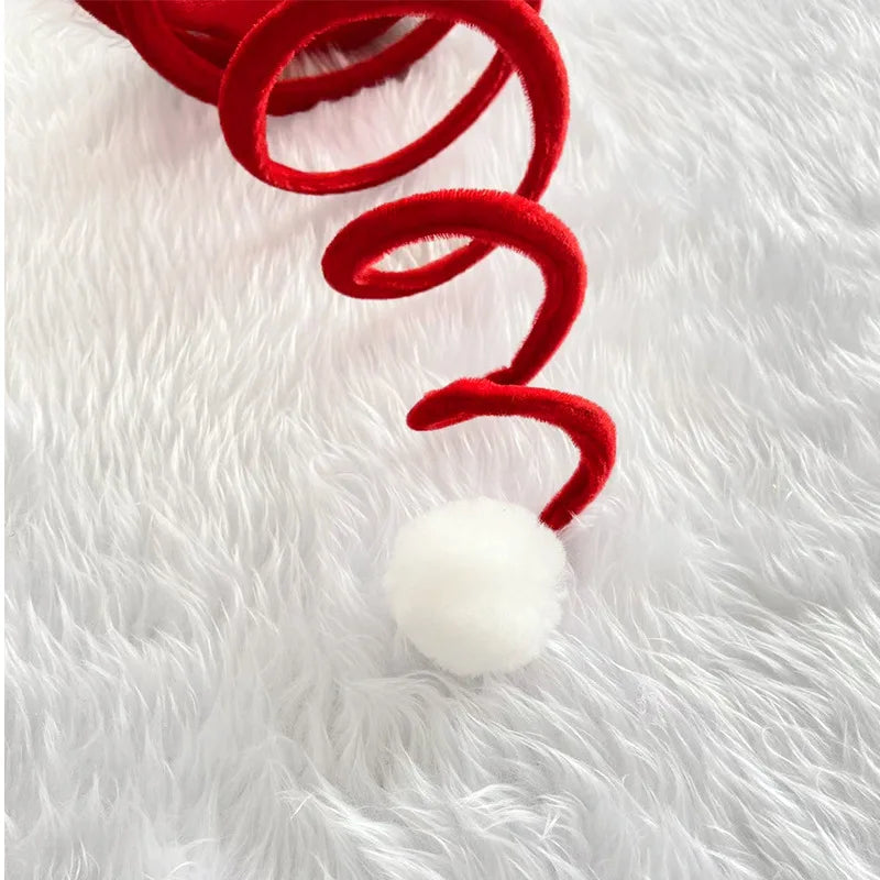 Funny Santa Claus Hat with Spring Perfect Christmas Headwear for Adults and Children Christmas Hat Santa Hat