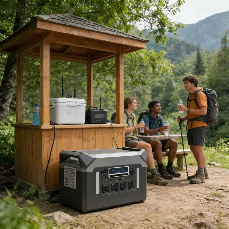 Portable Power Station 2000w 1200w 1000W Solar Emergency Generators for the Home