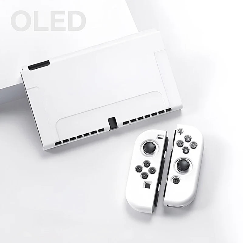 NEW SALE Protective Case Compatible With Switch OLED Console And Joy-Cons, Switch Can Be Inserted In Dock With Shell