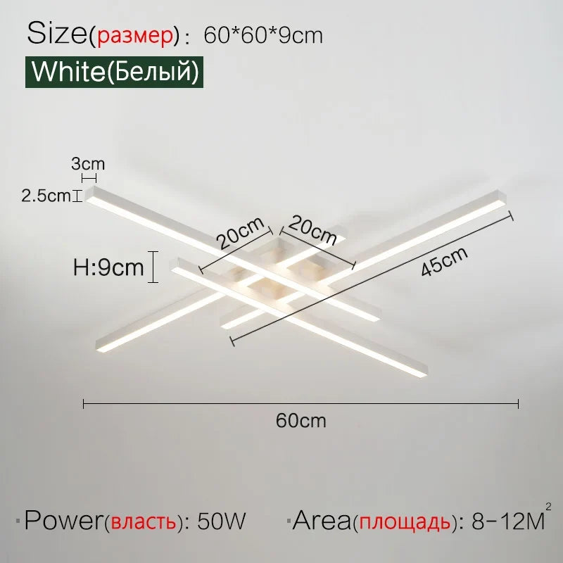 Ceiling light simple modern bedroom atmosphere duplex villa hall Nordic lamps minimalist living room lamp room ceiling lights