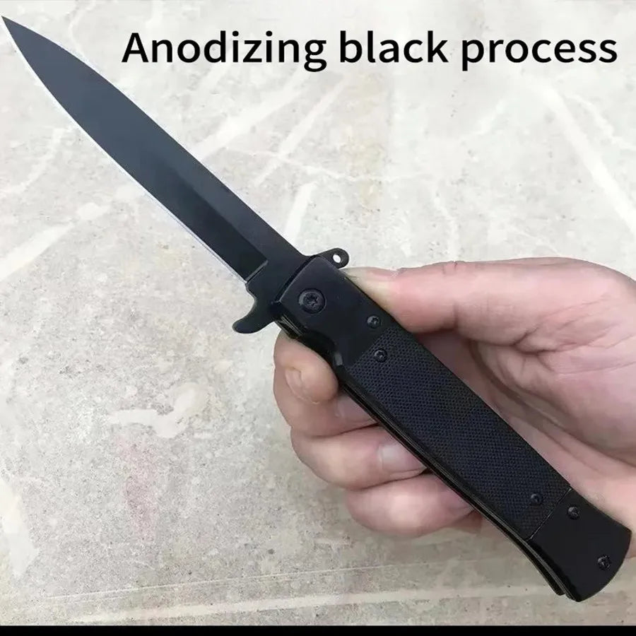Portable Outdoor Folding Knife Stainless Steel High Hardness Multi-Purpose Small Knife for Wilderness Survival