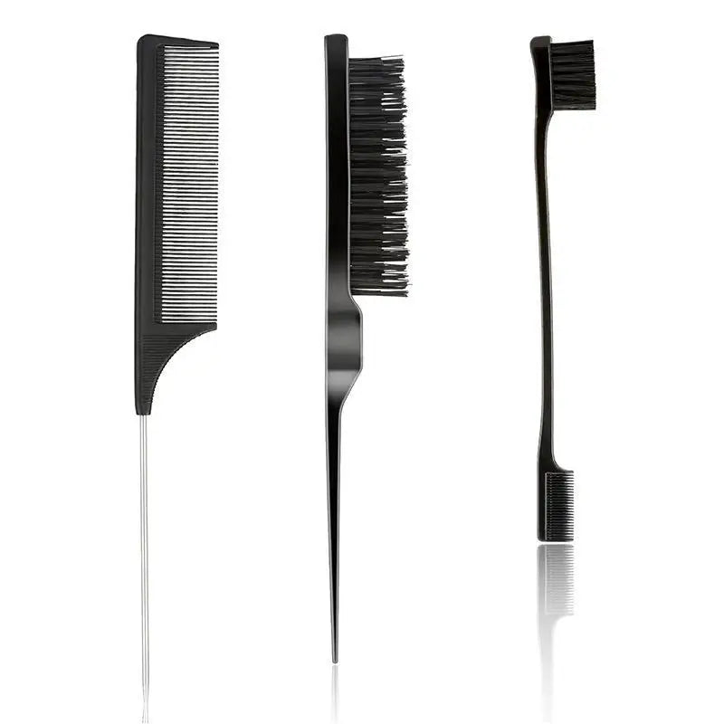 3pcs Dye Hair Set Plastic Hairdressing Hair Color Mix Stirrer Rod Hair Dyeing Brush Salon Styling Tools Barber Accessories