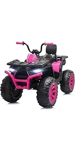 12V Car, Electric Kids Bumper Car for Toddlers 1.5-5 w/Remote Control, 3 Speeds - Purple