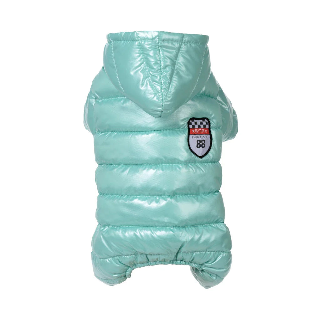 Autumn Winter Dog Clothes Warm Hooded Dog Coat Jacket For Small Dogs Waterproof Puppy Pet Jumpsuits Chihuahua Clothing Overalls