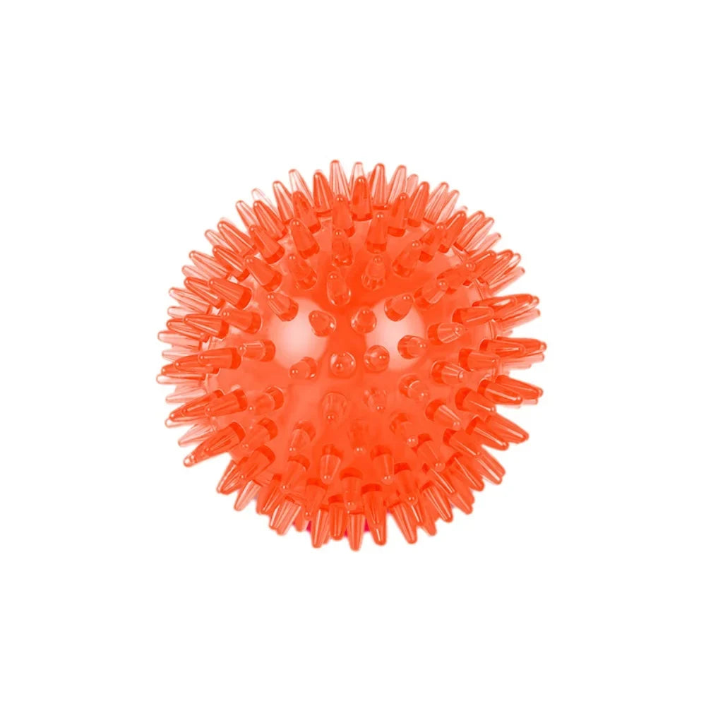 Bite Resistant Pet Chew Ball Toys for Small Large Dogs Elastic Buoyant Squeaky Puppy Big Dog Toy Border Shepherd Collie Supplies