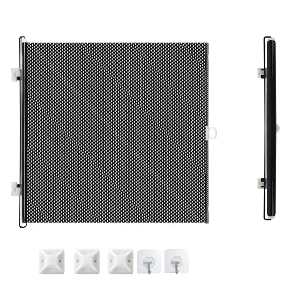 Pet Accessories Guard Retractable Fence Gate Barrier Folding Pet Network Fence Universal with Hook Baby Safe Guard Door Bedroom