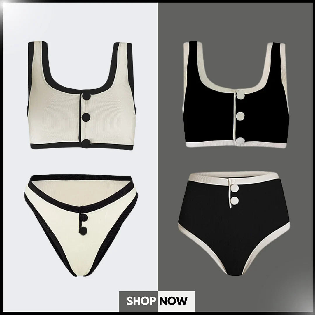 2024 Women's bikini Sexy Swimsuit Swimwear Summer Vacation Beachwear Luxury tankini