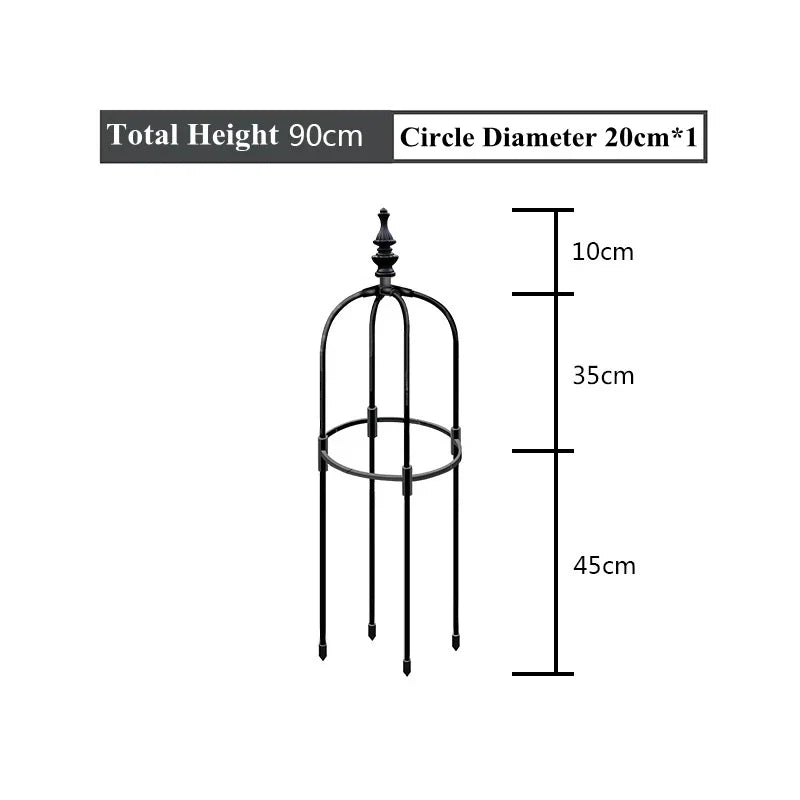 Plant Climbing Supporter Climbing Plant Support Frame Outdoor Flower Vines Pot Stand Garden Climbing Frame Indoor Floral Decor