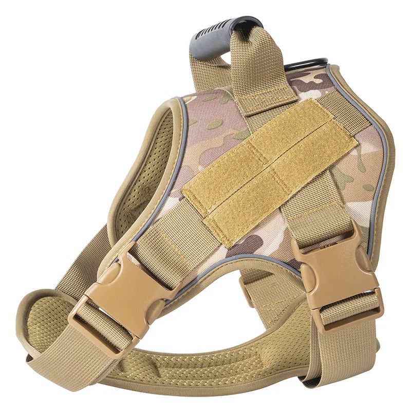 Tactical Dog Harness for Large Dogs No Pull Explosion Proof Heavy Duty Adjustable Military Grade K9 Training Walking Vest