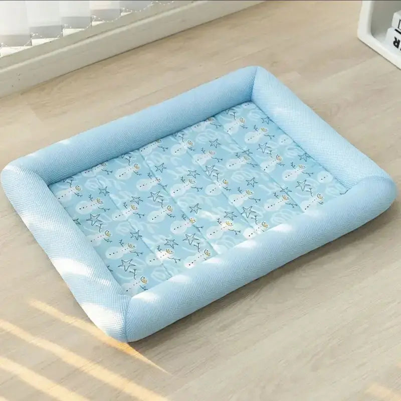 Cool Pet Mat Summer Dog Cooling Pad Breathable Non-stick Hair Waterproof Sleeping Cushion for Large Medium Small Dogs Cats