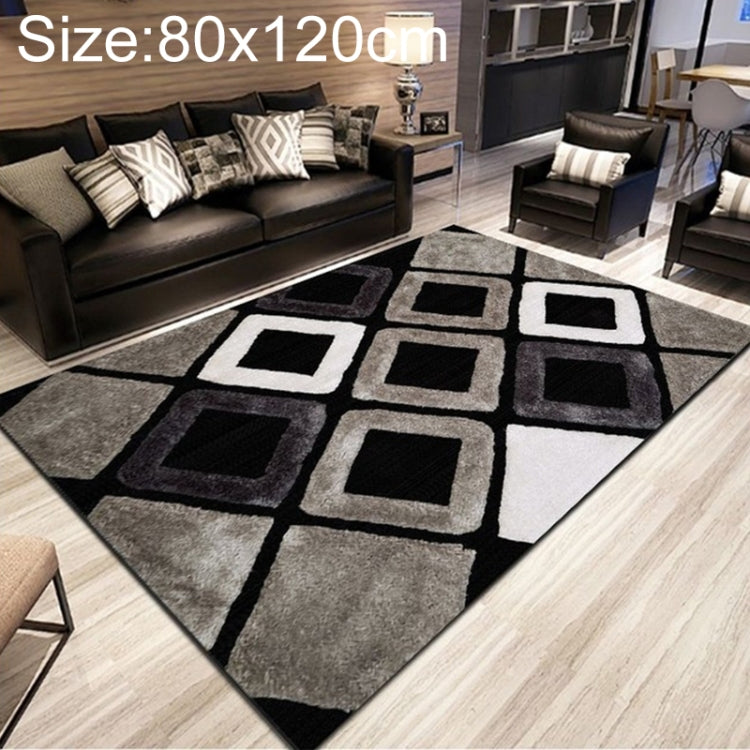 Simple Modern Abstract Lattice Carpets Living Room Bedroom Floor Mat, 40x60cm, 50x80cm, 60x90cm, 80x120cm, 80x160cm, 140x200cm, 160x230cm, 180x260cm, 200x300cm