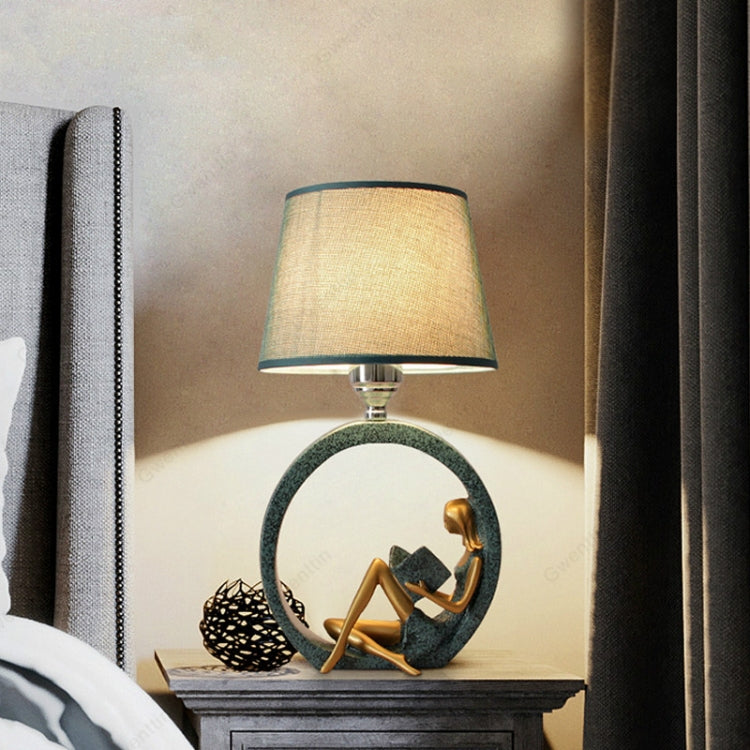 Modern Bedside Reading Statue Base Lamp Home Decoration, Button Switch 3W Yellow Light Bulb, Button Switch 3W White Light Bulb, Dimming Switch 3W Yellow Light Bulb, Dimming Switch 3W White Light Bulb, Remote Control Switch Dimming Bulb