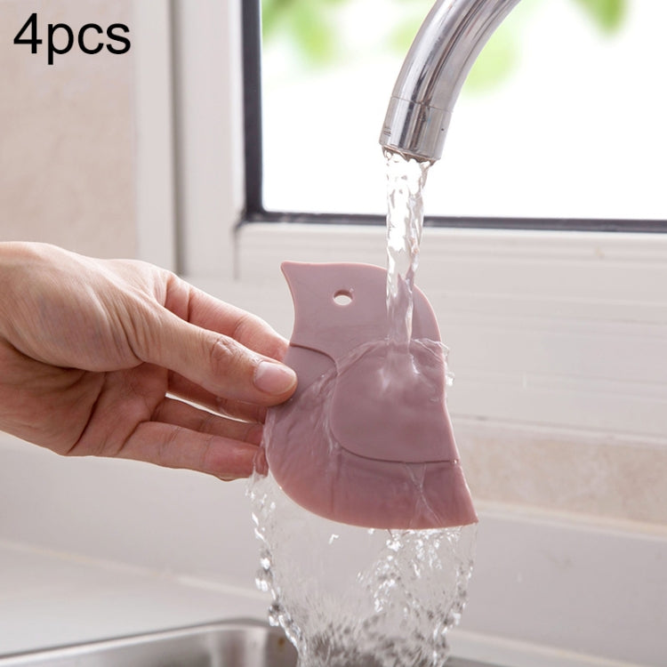 4 PCS Penguin Shape Soft Scraper Kitchen Baking Gadget